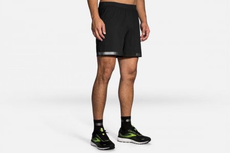 Pantaloni | Carbonite 7" Short 2-in-1 -Pantaloni Running Black | Brooks Uomo